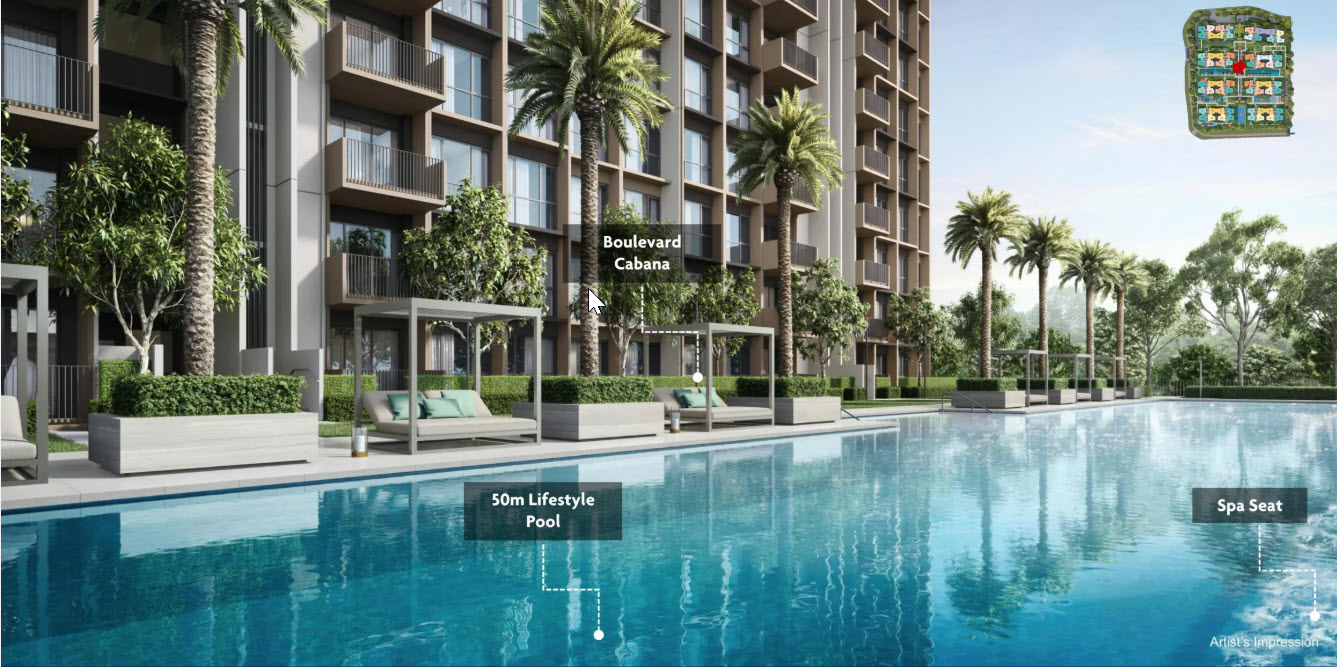 Pool Area - Aerial View